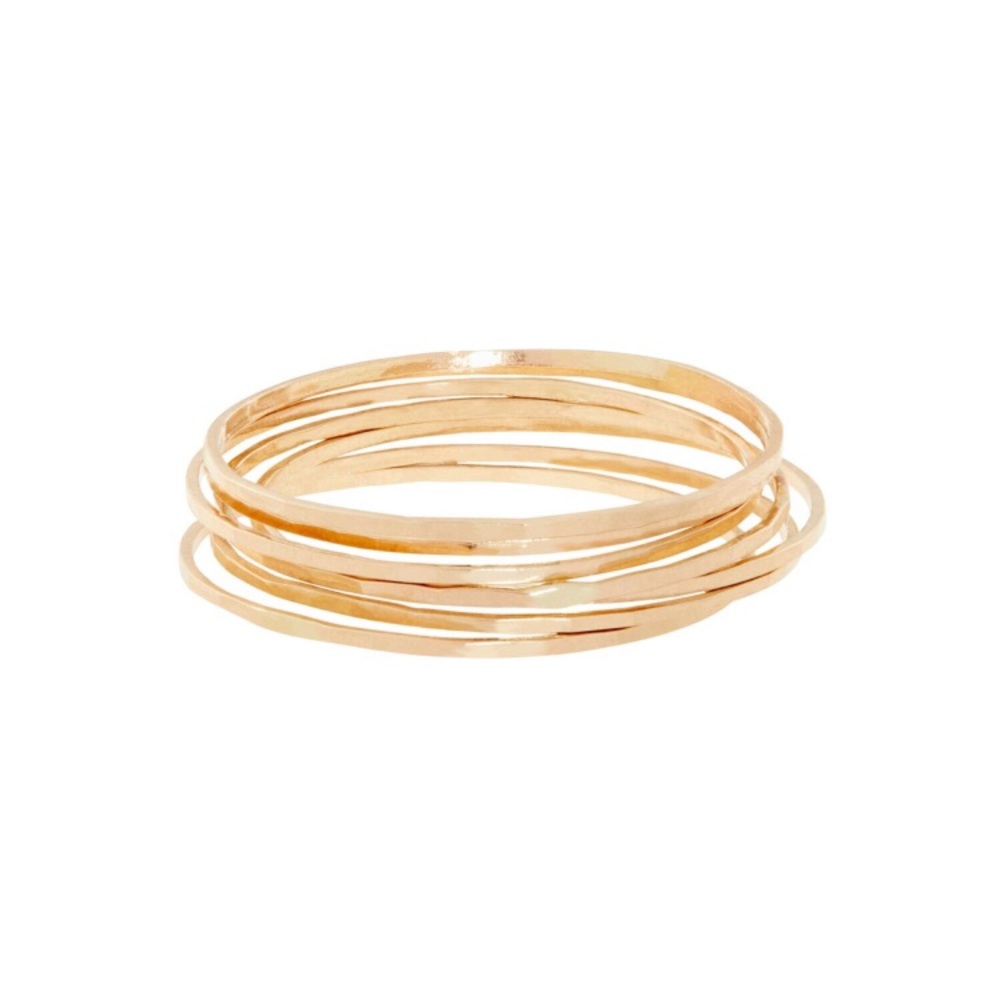 NIB Catbird Threadbare Rings Set of 4, Size 6